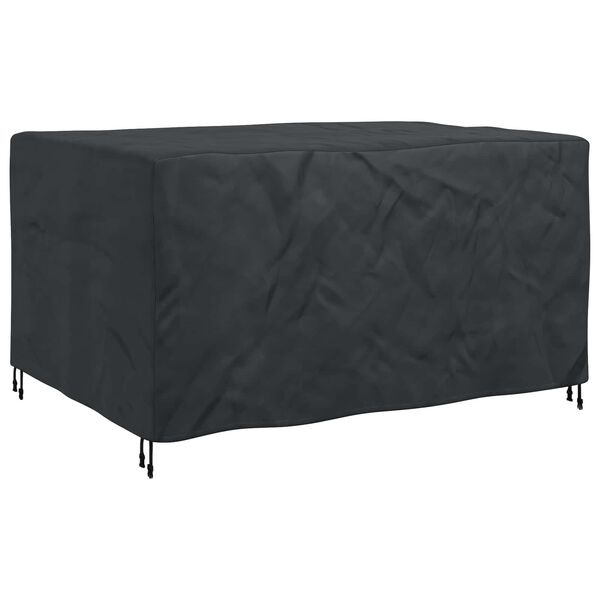 vidaXL Furniture Cover Plain Black 180 x 120 x 74 cm 420D