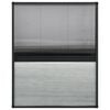 vidaXL Plisse Insect Screen for Windows Aluminium 60x80 cm with Shade