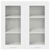 vidaXL Hanging Cabinet with Door White 80 x 31 x 80 cm Engineered Wood