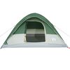 vidaXL Family Tent Dome 6-Person Green Waterproof