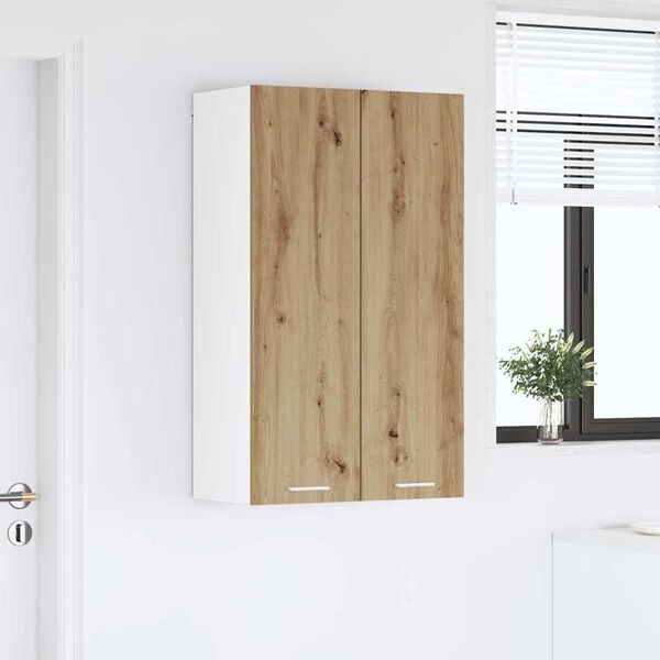vidaXL Hanging Cabinet Artisan Oak 60 x 31 x 100 cm Engineered Wood