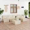 vidaXL 6 Piece Garden Pallet Lounge Set Impregnated Spruce Wood