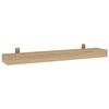 vidaXL Wall Shelves 2 pcs 90x15x4 cm Solid Wood Teak