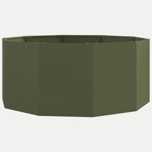 vidaXL Planter Olive Green 120 x 120 x 50 cm Steel