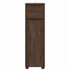 vidaXL Bathroom Cabinet Brown Oak 30.5 x 30 x 101 cm Engineered Wood