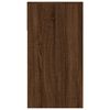 vidaXL Console Table Brown Oak 100x39x75 cm Engineered Wood