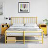 vidaXL Bedside Cabinets 2 pcs Mustard Yellow 36x39x59 cm Steel