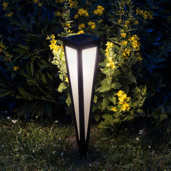 HI LED Solar Garden Stake Light 58 cm Black