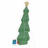 vidaXL Lighted Christmas Tree with 3 Gift Boxes 2D Warm White 210 cm