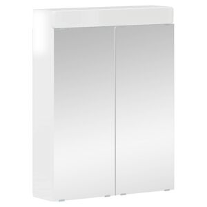 vidaXL Bathroom Mirror Cabinet TULUM High Gloss White