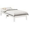 vidaXL Bed Frame without Mattress White 80x200 cm Solid Wood Pine