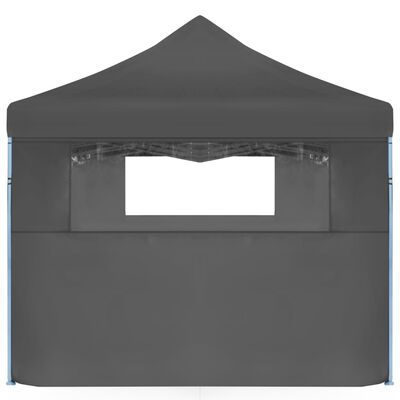 vidaXL Folding Pop-up Party Tent with 5 Sidewalls 3x9 m Anthracite