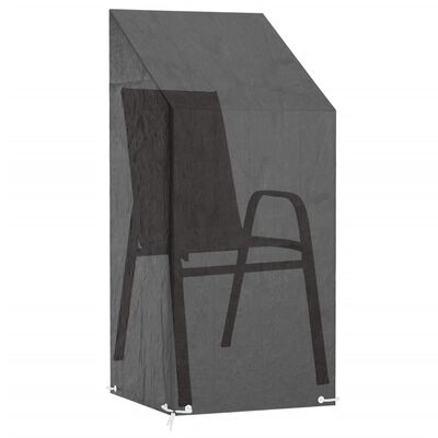 vidaXL Graden Chair Cover 8 Eyelets 65x65x110/150 cm Polyethylene