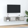 vidaXL TV Cabinets 2 pcs Concrete Grey 60x31x25.5 cm Engineered Wood