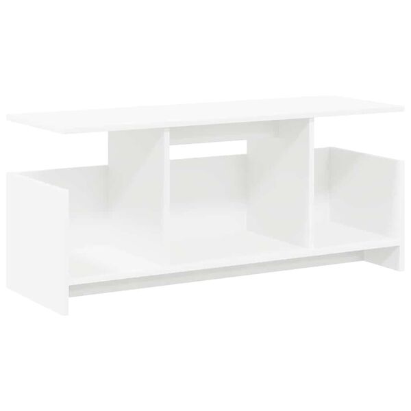 vidaXL TV Stand White 102 x 35 x 45 cm Engineered Wood