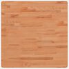 vidaXL Table Top 70x70x2.5 cm Square Solid Wood Beech