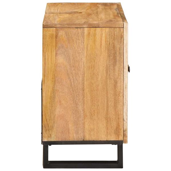 vidaXL Bathroom Sink Cabinet Brown 62 x 33 x 58 cm Solid Mango Wood