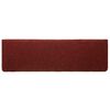vidaXL Stair Mats Self-adhesive 10 pcs 65x21x4 cm Bordeaux Red Rectangular Edge