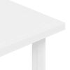 vidaXL Garden Table White 80x75x72 cm Plastic