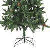 vidaXL Artificial Pre-lit Christmas Tree with Pine Cones Green 180 cm
