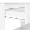 vidaXL Desk High Gloss White 100 x 50 x 78 cm Engineered Wood