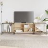 vidaXL TV Cabinet Sonoma Oak 203x37x50 cm Engineered Wood