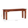 vidaXL Bench 110 cm Solid Acacia Wood