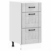 vidaXL Kitchen Base Cabinet Lucca Concrete Grey Engineered Wood