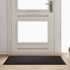 vidaXL Door Mat Anthracite 120 x 80 x 1.2 cm Teddy Fabric