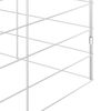 vidaXL Rabbit Cage Silver 200 x 100 x 210 cm Galvanised Steel