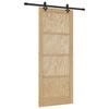 vidaXL Sliding Door ORKDAL 86 x 211 cm Solid Pine Wood Natural