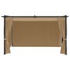 vidaXL Gazebo 4x3 m Taupe