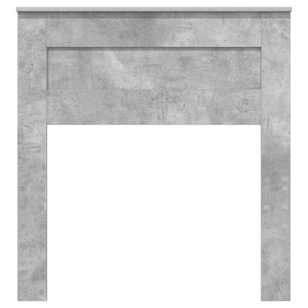 vidaXL Headboard with Headboard Concrete Grey 75 cm Engineered wood