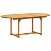 vidaXL 7 Piece Garden Dining Set Solid Wood Acacia and Textilene