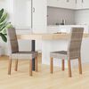 vidaXL Dining Chair 2 pcs Kubu Grey 45 x 54 x 93 cm