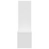 vidaXL Wall Shelf 2 pcs White 50x15x50 cm Engineered Wood