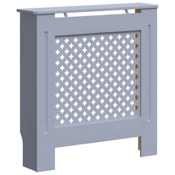 vidaXL MDF Radiator Cover Grey 78 cm