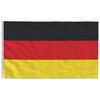 vidaXL Germany Flag | Black, Red, Yellow | 68D 100% Polyester | 90x150 cm