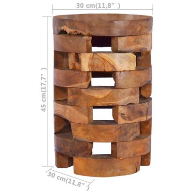 vidaXL Beside Cabinet 30x30x45 cm Solid Teak Wood
