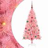 vidaXL Christmas Tree Pink 150 cm PVC