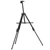 vidaXL Adjustable Display Easel Black Metal
