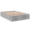vidaXL Bed Frame without Mattress Concrete Grey 135x190 cm Double