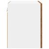 vidaXL Hanging Cabinet 2 pcs Old Wood and White 40 x 31 x 40 cm