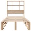 vidaXL Bookcase Bed without Mattress 90x200 cm Solid Wood