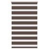 vidaXL Zebra blind 50.9x100 cm Fabric Width 46.7 cm coffee