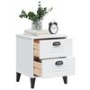 vidaXL Bedside Cabinet VIKEN White Engineered Wood