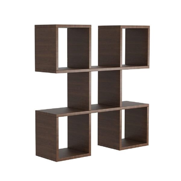 Homemania Wall Shelf Spider 70x20x70 cm Wenge