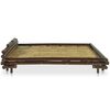 vidaXL Bed Frame without Mattress Dark Brown Bamboo 140x200 cm