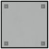 vidaXL Wall-mounted Magnetic Board Black 40x40 cm Tempered Glass