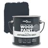 vidaXL Wood Paint Grey 16.5 x 16.5 x 16 cm Wall Print